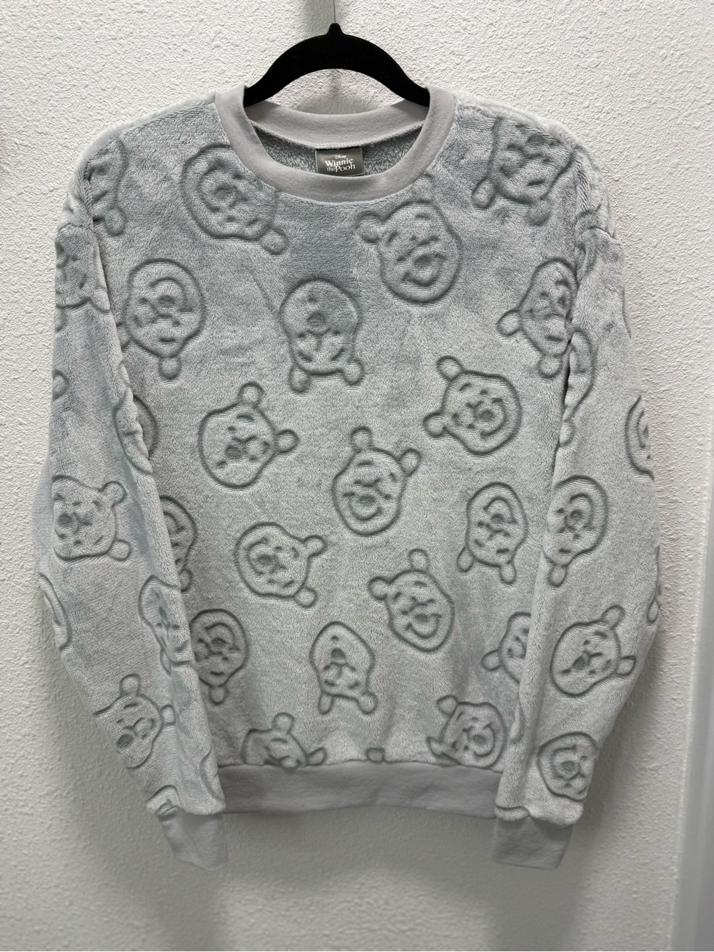 Disney Winnie The Pooh Soft Grey Sweatshirt Sz(S)